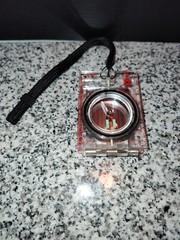 Original Military Field Compass w/Mirror & Strap Vintage Swiss Army DS40 Compass