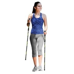 Adjustable Lightweight Trekking Poles Hiking Stability Foam Handles Carry Bag US