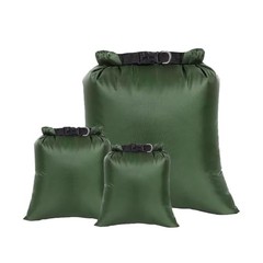 3PCS Waterproof Dry Bags, Lightweight Dry Bags For Kayaking All Green
