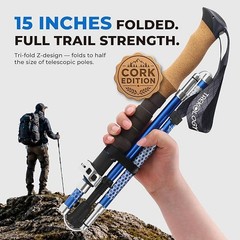 Trekology Trek-Z Collapsible Hiking & Trekking Poles – Balance Support for Senio
