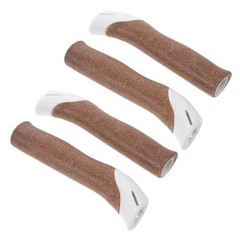 4Pcs Walking Cane Cork Grip Handles with Easy Installation for Hiking Gear