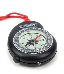 Coleman Compass with Degrees, LED Light, Lanyard, Hiking, Camping, Orienteer #C1