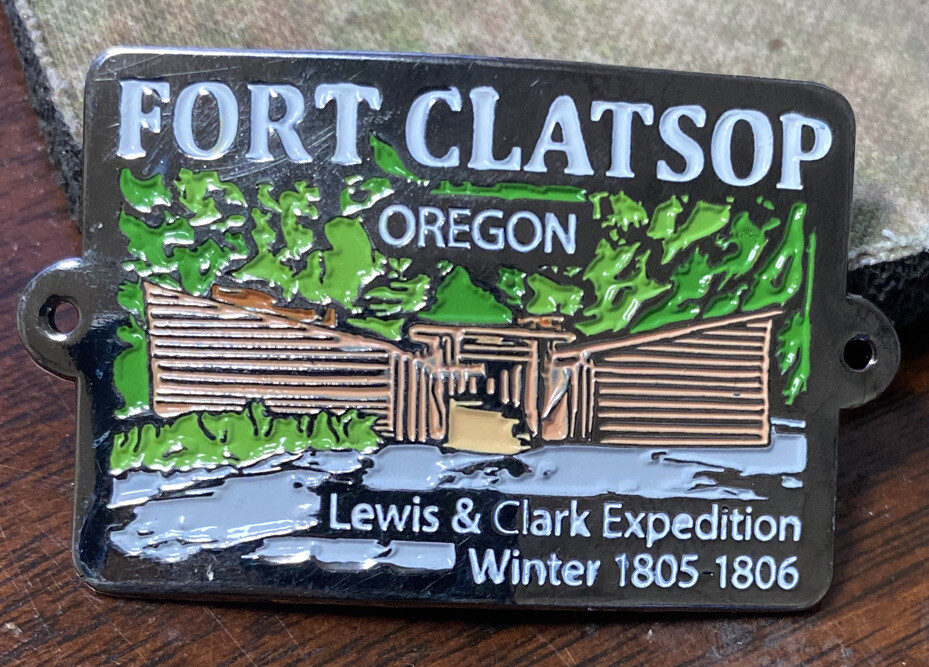 New Fort Clatsop Oregon Lewis And Clark Hiking Staff Stick Medallion NEW