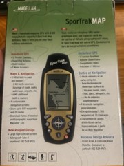 Magellan SporTrak Map Handheld GPS Hiking Fishing Geocaching Boating