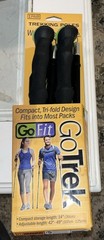NEW GoFit Trekking Poles for Balance and Support Tri-Fold Design 42”-49” Length
