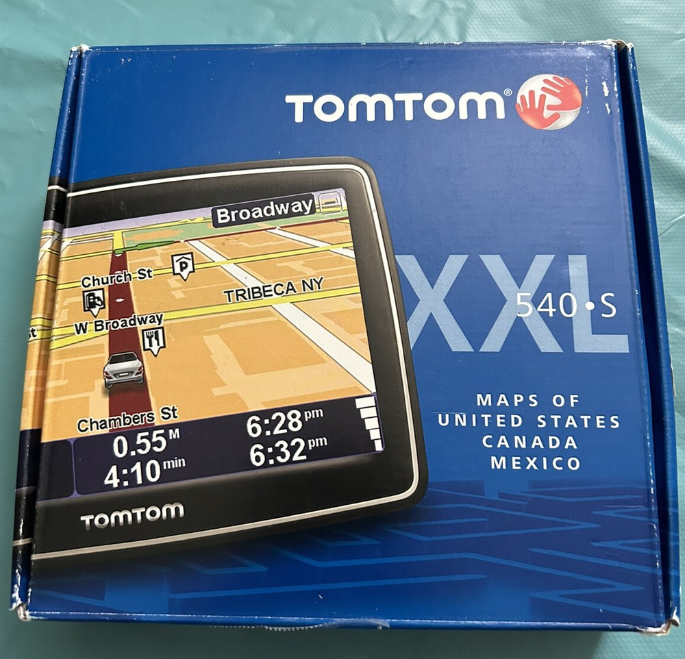 TOMTOM XXL 540S 5.0” GPS 2009 Preloaded Maps US Canada & Mexico Used( See Pict..