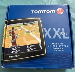 TOMTOM XXL 540S 5.0” GPS 2009 Preloaded Maps US Canada & Mexico Used( See Pict..