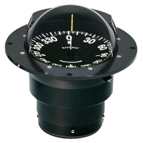 Ritchie FB-500 Globemaster Compass Flush Mount Black 12V 5 Degree Card