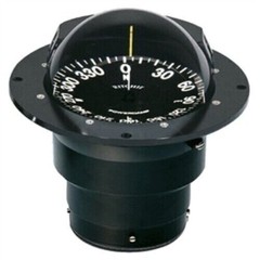 Ritchie FB-500 Globemaster Compass Flush Mount Black 12V 5 Degree Card