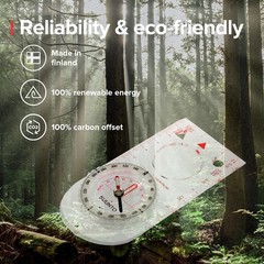 SUUNTO A-30 Compass: Compact, hiking compass with luminous markings in low li…