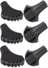 Trekking Poles Tips Set – Feet Rubber Trek Cane Tips Protectors Fit Most Walk…