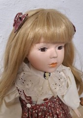 Artist doll porcelain doll 42 cm collector rarity Vintage