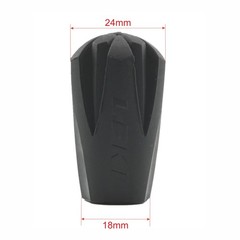 LEKI Walking Rubber Tip 44-54, Black