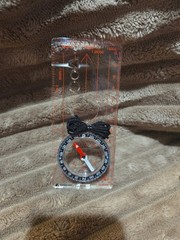 Coghlan’s Deluxe Map Compass, Magnifier, Liquid Dampened Needle, Survival Tool