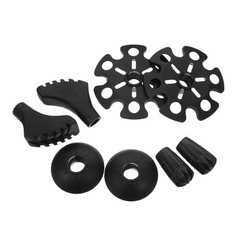 8 Sets Hiking Stick Cap Trekking Pole Accessories Non Slip Cane Tips