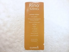 Garmin Rino 520HCx 2-Way Radio & GPS Handheld System w/ Box *WORKS, Bad Battery*