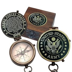 Army Gift, U.S Army Military for Men and Women, Engraved Army Army Wooden Box