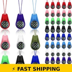 Crssbrohip 25 Pack Mini Compasses for Kids – Colorful Keychain Set