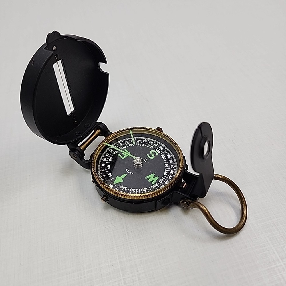 Vintage Lensatic Engineer Compass Japan