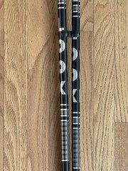 MADE IN ITALY ZICRAL R77 Lightweight Trekking Hiking Ultralite Poles ~ UNUSED