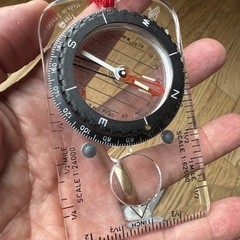 SILVA TYPE 17 BASEPLATE NAVIGATION COMPASS MADE IN SWEDEN RARE EXCELLENT COND