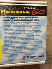 Lowrance Ifinder Go Handheld Mapping Hiking GPS Receiver Yellow/Black 18-Channel