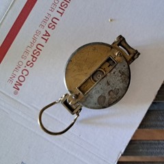 Vintage solid brass Engineer Compass Pocket Directional Military Hiking Camping