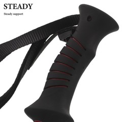 Lightweight Sturdy Walking Cane Handle Grip with Universal Fit and Wrist Strap