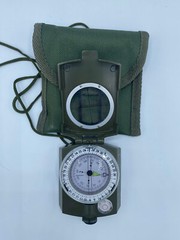 Portable Camping Compass Military Army Geology Lensatic Prismatic Compass