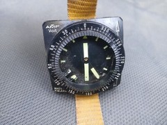 UNTESTED AMF Voit Vintage Scuba Diver Dive Diving Wrist Compass Finland AS IS