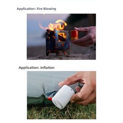 Air Mattress Pump with Dual Action Inflation Deflation Plus Built in LED Light