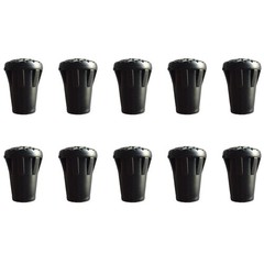 10pcs Plastic Walking Pole Tip Protectors for Outdoor Hiking Trekking Use