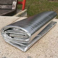 Double Sided Aluminum Foil Camping Mat Waterproof for Beach Picnic and Hiking