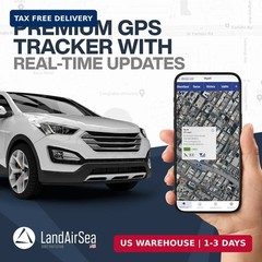 LandAirSea 54 GPS Tracker – Made in the USA from Domestic & Imported Parts. Long