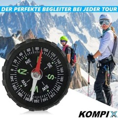 KOMPIX Mini Outdoor Compass Walking Compass Hiking Car Bike Pocket Compass