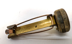 Vintage Brass Tru Nord Compensated Compass With Locking Pin Clip Brainerd MN