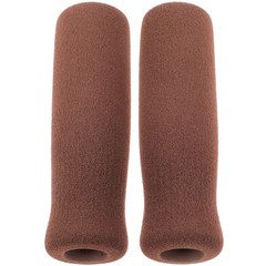 2Pcs Reusable Brown Cane Handle Grip Replacement Thick Nonslip Daily Use Wraps
