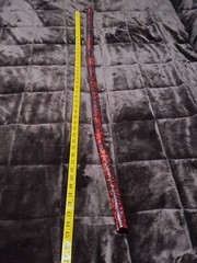 46″ Hand Crafted Wooden Walking Stick/Staff-(RED ASH DESIGN)w MARS TOP