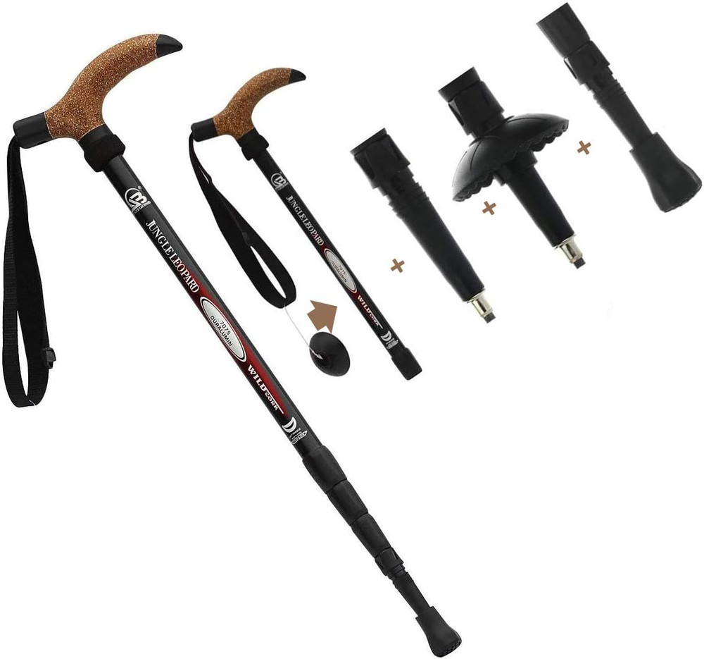 Ultralight Trekking Pole – Aluminum Alloy Hiking Stick with Cork Grip New