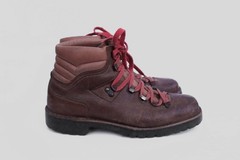 VINTAGE MB LIKE MEINDL DANNER HIKING BOOTS LEATHER HANDMADE ITALY 29cm
