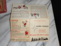 Vintage HOME-FINDER Precision Sportsman Compass/Instructions/Box
