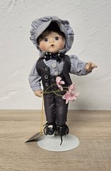 Artist doll porcelain doll boy doll 26 cm collector rarity Vintage