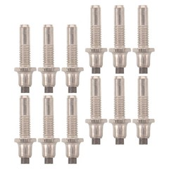 12 Pcs Metal Walking Cane Tips Replacement Part for Hiking Sticks