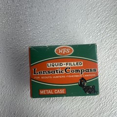 Engineers LIquid Filled Lensatic Compass W/Original Box WFS #114 Japan Scouts