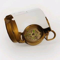 Vintage YCM Engineer Lensatic Compass Liquid Filled A323