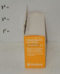 Outdoor Products Replacement Gear 2 Inch Buckle and Slider