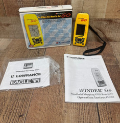 Lowrance Ifinder Go Handheld Mapping Hiking GPS Receiver Yellow/Black 18-Channel