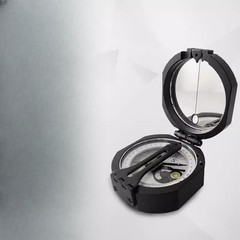 Waterproof Etched Compass Measuring Altitude/altitude Difference Grade Angles