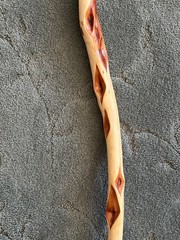 43 in. – Hand Carved Diamond Willow – Finished – Hiking / Walking Stick ,j101