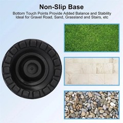 Anti-Slip Walking Stick Crutch Cane Rubber Tip Pad Cover 16-22mm Hiking